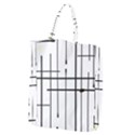 White Limits By Jandi Giant Grocery Zipper Tote View2