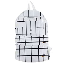 White Limits By Jandi Foldable Lightweight Backpack by Art2City