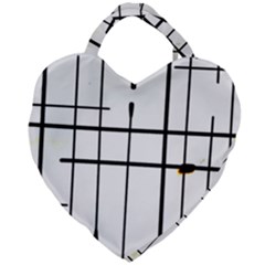 White Limits By Jandi Giant Heart Shaped Tote