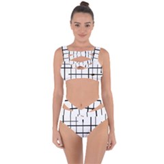 White Limits By Jandi Bandaged Up Bikini Set  by Art2City