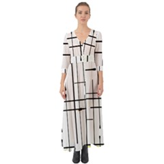 White Limits By Jandi Button Up Boho Maxi Dress