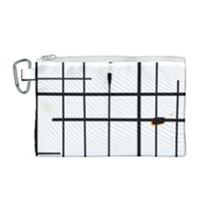 White Limits By Jandi Canvas Cosmetic Bag (medium)