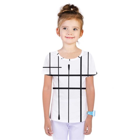 White Limits By Jandi Kids  One Piece Tee by Art2City