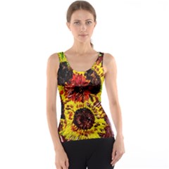 Sunflowers In Elizabeth House Tank Top by bestdesignintheworld