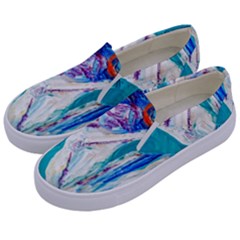 Marine On Balboa Island Kids  Canvas Slip Ons by bestdesignintheworld