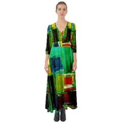 Marakesh 5 Button Up Boho Maxi Dress