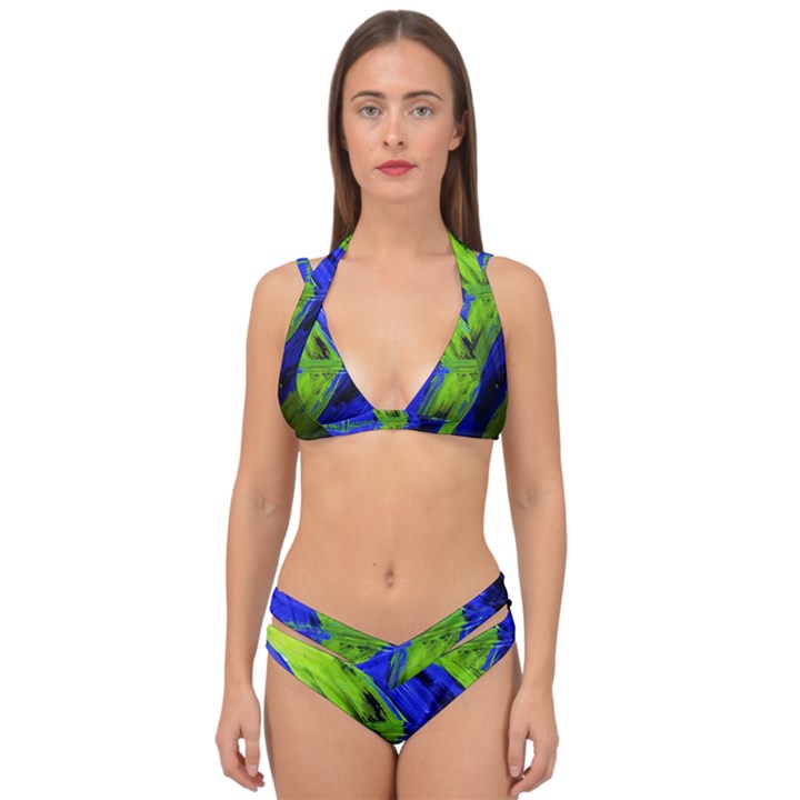 Point Of Equilibrium 7 Double Strap Halter Bikini Set