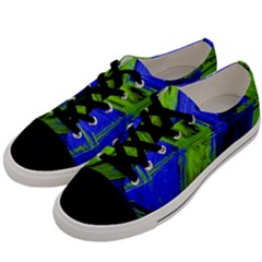 Point Of Equilibrium 7 Men s Low Top Canvas Sneakers by bestdesignintheworld