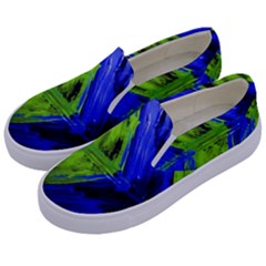 Point Of Equilibrium 7 Kids  Canvas Slip Ons by bestdesignintheworld