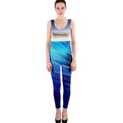 Rolling Waves One Piece Catsuit by Sapixe