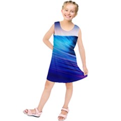 Rolling Waves Kids  Tunic Dress by Sapixe