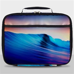 Rolling Waves Full Print Lunch Bag