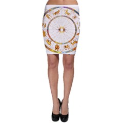 Zodiac  Institute Of Vedic Astrology Bodycon Skirt by Sapixe