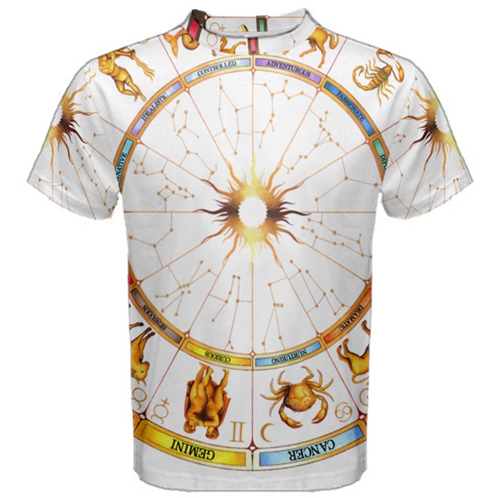 Zodiac  Institute Of Vedic Astrology Men s Cotton Tee