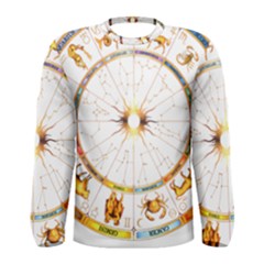 Zodiac  Institute Of Vedic Astrology Men s Long Sleeve Tee by Sapixe