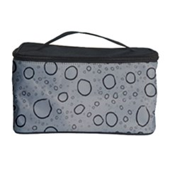 Water Glass Pattern Drops Wet Cosmetic Storage Case by Sapixe