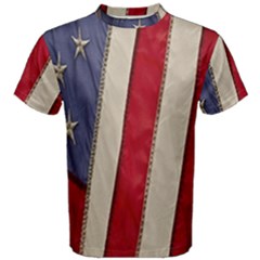 Usa Flag Men s Cotton Tee by Sapixe