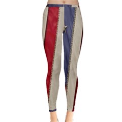 Usa Flag Inside Out Leggings