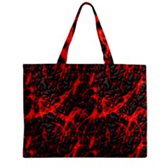 Volcanic Textures Zipper Mini Tote Bag by Sapixe