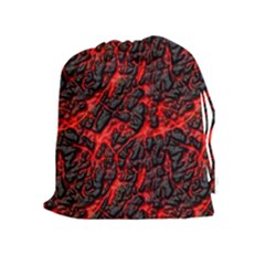 Volcanic Textures Drawstring Pouches (extra Large) by Sapixe