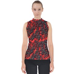 Volcanic Textures Shell Top by Sapixe