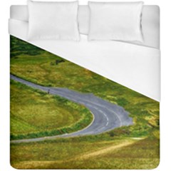 Cliff Coast Road Landscape Travel Duvet Cover (king Size) by Sapixe