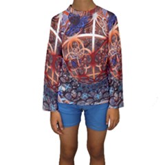 Complexity Chaos Structure Kids  Long Sleeve Swimwear by Sapixe