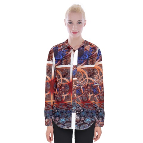 Complexity Chaos Structure Womens Long Sleeve Shirt by Sapixe