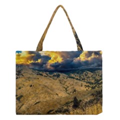 Hills Countryside Landscape Nature Medium Tote Bag by Sapixe