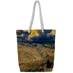 Hills Countryside Landscape Nature Full Print Rope Handle Tote (small) by Sapixe