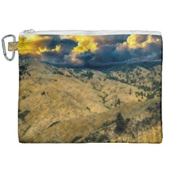 Hills Countryside Landscape Nature Canvas Cosmetic Bag (xxl) by Sapixe