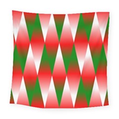 Christmas Geometric Background Square Tapestry (large) by Sapixe