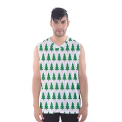 Christmas Background Christmas Tree Men s Basketball Tank Top by Sapixe