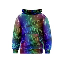 Christmas Greeting Card Frame Kids  Pullover Hoodie