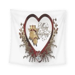 Christmas Décor Decoration Winter Square Tapestry (small) by Sapixe