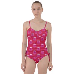 Christmas Red Pattern Reasons Sweetheart Tankini Set by Sapixe