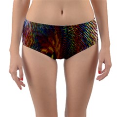 Fire New Year S Eve Spark Sparkler Reversible Mid-waist Bikini Bottoms by Sapixe