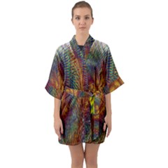 Fire New Year S Eve Spark Sparkler Quarter Sleeve Kimono Robe by Sapixe