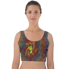 Fire New Year S Eve Spark Sparkler Velvet Crop Top by Sapixe