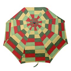 Fabric Coarse Texture Rough Red Folding Umbrellas by Sapixe