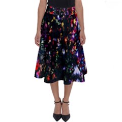 Abstract Background Celebration Perfect Length Midi Skirt by Sapixe