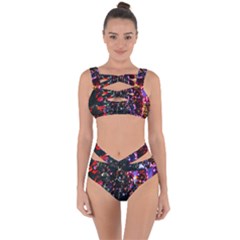 Abstract Background Celebration Bandaged Up Bikini Set  by Sapixe