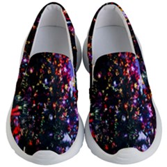 Abstract Background Celebration Kid s Lightweight Slip Ons