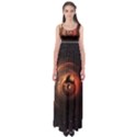 Steampunk Airship Sailing the Stars of Deep Space Empire Waist Maxi Dress View1