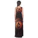 Steampunk Airship Sailing the Stars of Deep Space Empire Waist Maxi Dress View2