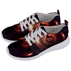 Steampunk Airship Sailing The Stars Of Deep Space Men s Lightweight Sports Shoes by jayaprime