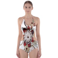 Gems Gemstones Jewelry Jewel Cut-out One Piece Swimsuit by Sapixe