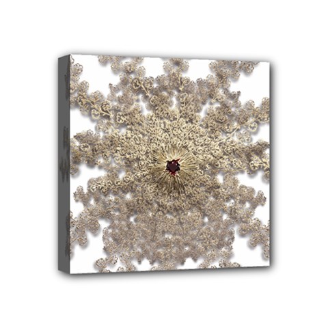 Gold Golden Gems Gemstones Ruby Mini Canvas 4  X 4  by Sapixe