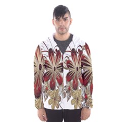 Gemstones Gems Jewelry Diamond Hooded Wind Breaker (men)