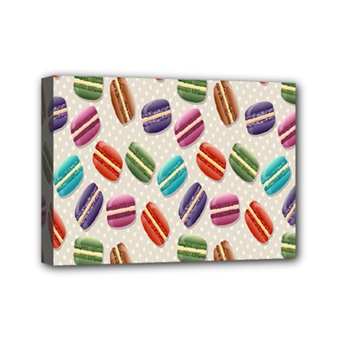 Macaron Macaroon Stylized Macaron Mini Canvas 7  X 5  by Sapixe